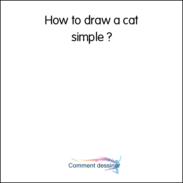 How to draw a cat simple